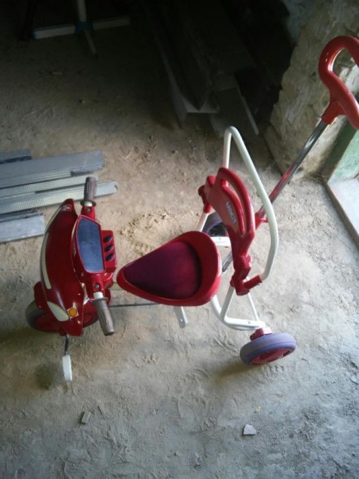 Велосипед с ручкой