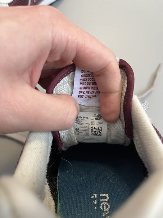 New Balance 574 Red Suede 990 2002 40(25cm)