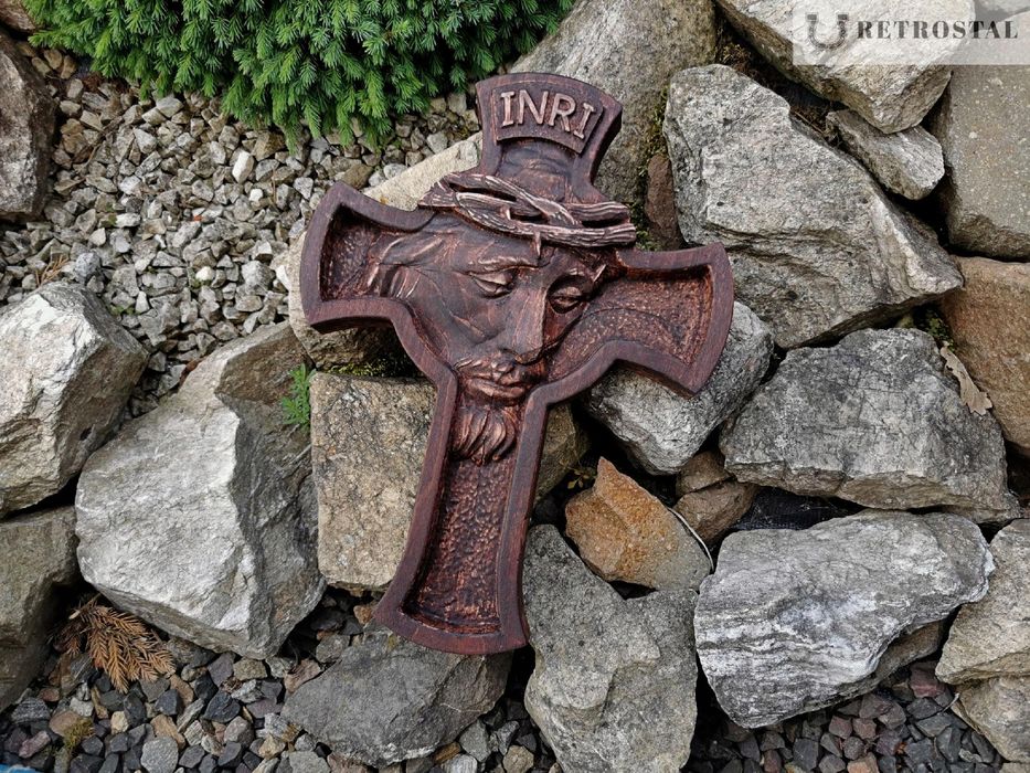 Płaskorzeźba Jezus ukrzyżowany prezent 50 cm