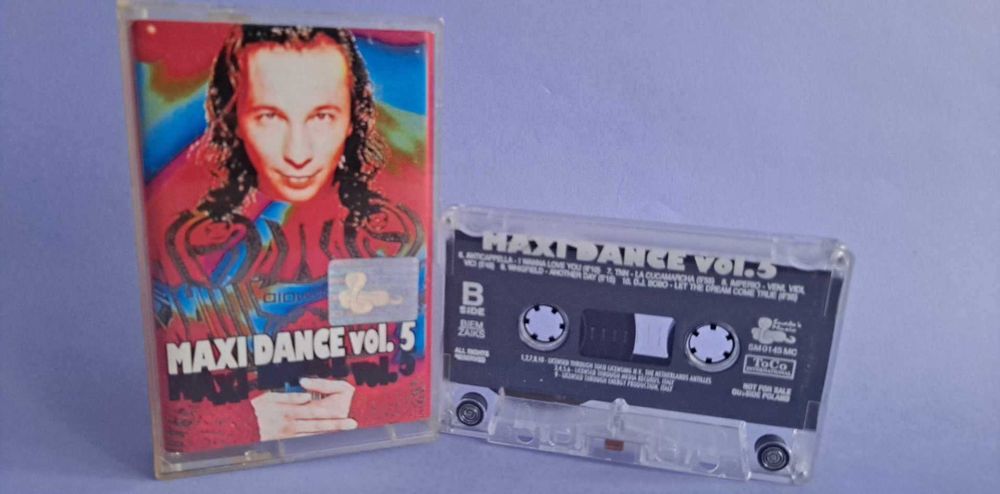 Snake's Music Maxi Dance Vol. 5 , 1994 KASETA MAGNETOFONOWA