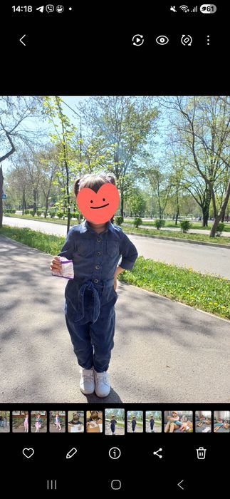 Ромпер на девочку