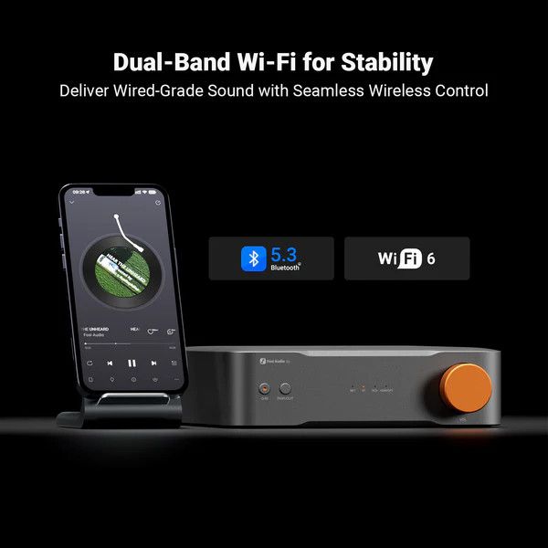 Fosi Audio S3 – streamer z TIDAL Connect, Spotify Connect