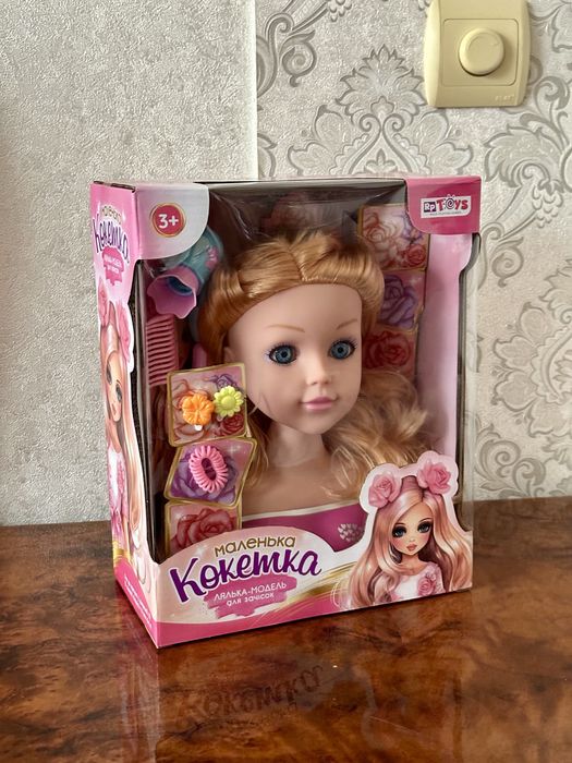 Лялька модель для зачісок . Лялка манекен Маленька кокетка