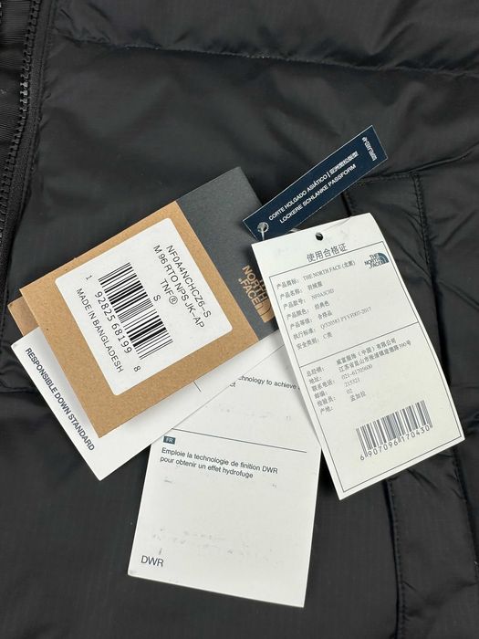 Puchowa kamizelka męska The North Face Nuptse 700 czarna bezrekawnik
