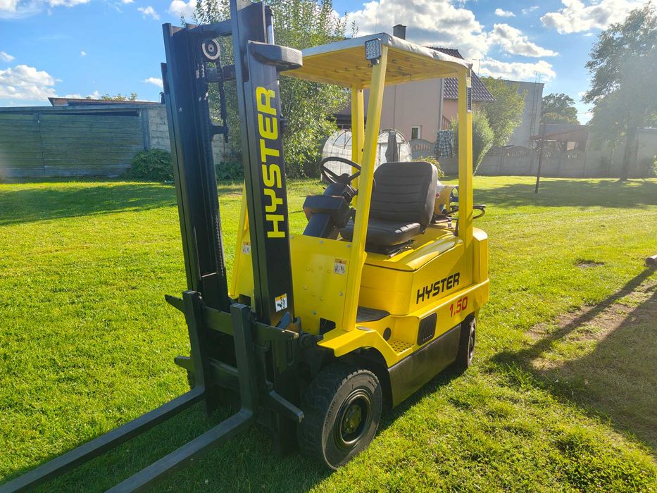Wózek widłowy HYSTER H1.5 Super Stan, duplex, LPG