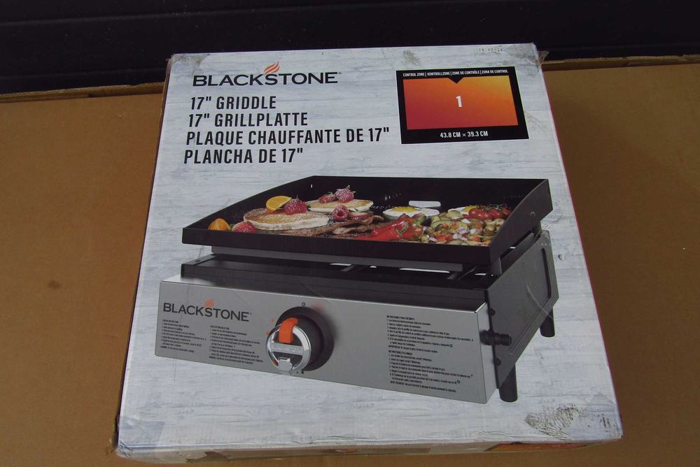 BLACKSTONE 2142EU grill gazowy stołowy, dwie strefy gotowania ,17 cali