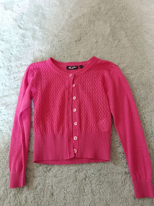 Różowy sweterek 98/104