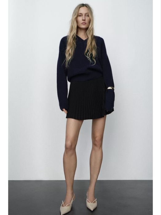 Спідниця zara спідничка пліссе zara чорна S
