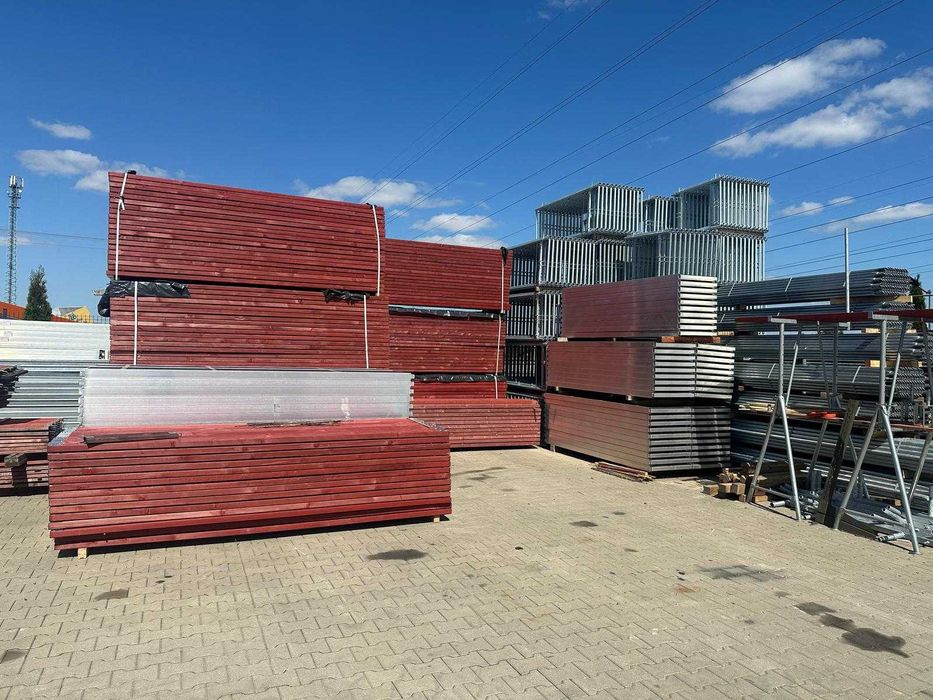 Rusztowania typ Plettac 8,5x12m Rusztowanie 102m2 Nowe nie używane