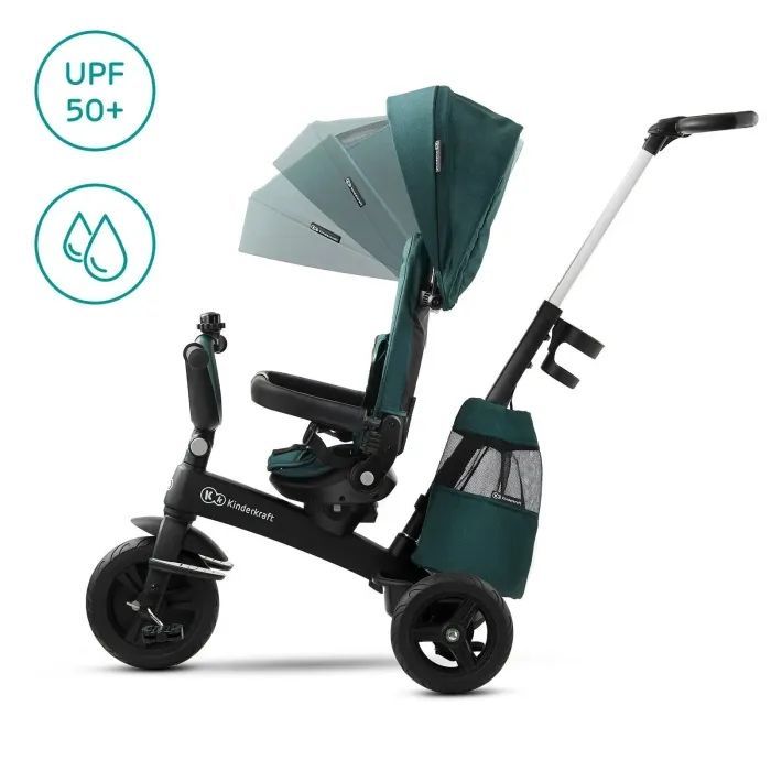 Дитячий триколісний велосипед Kinderkraft Easytwist з ручкою