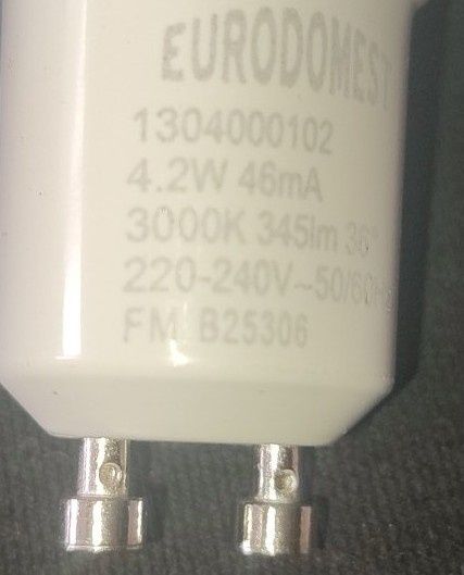 Żarówka LED 230V 4.2W 3000K 345lm 36°