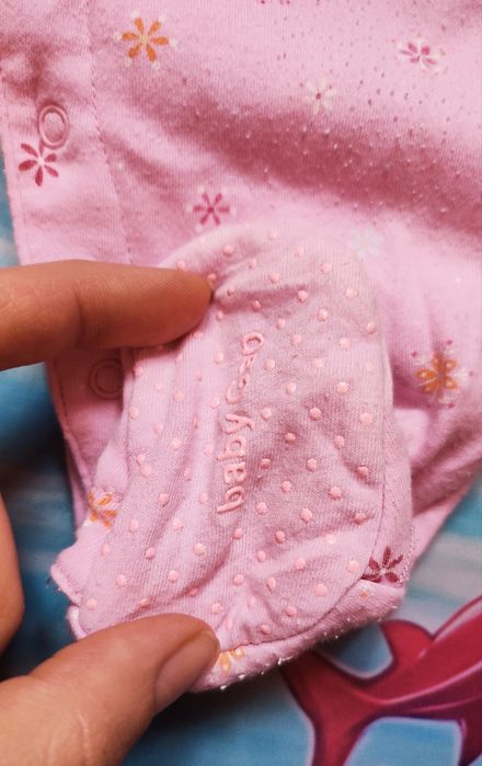 GAP Baby Pajac Śpiochy Rampers Piżamka jednoczęściowa r. 0-3