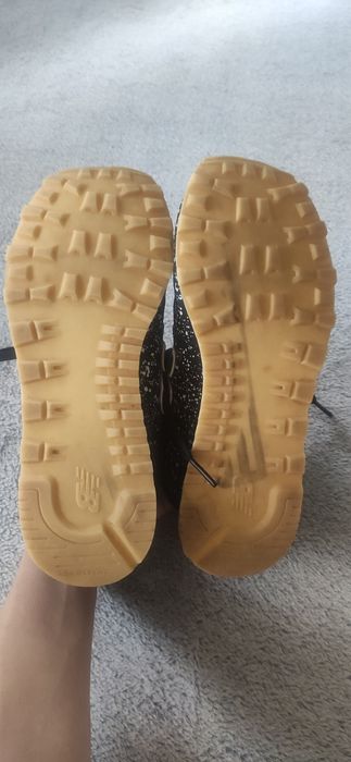 Czarne sneakersy New Balance 574 świecą w ciemności rozm 37.5