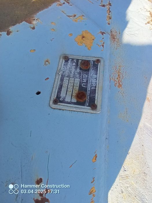 Dźwig HDS 5ton wywrotka Sprawny