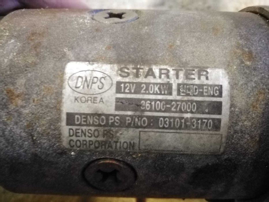 Motor de Arranque Kia Carens II 2.0 Crdi 113 CV de 2002