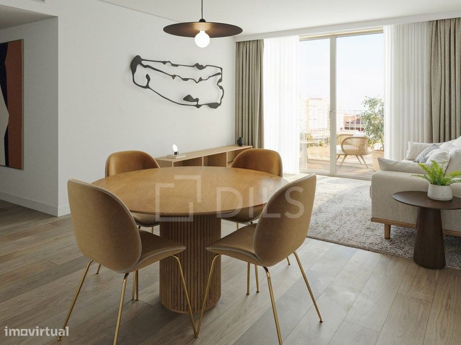 Apartamento T3 com varanda no novo empreendimento no campo Grande
