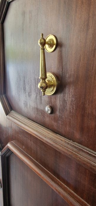 Portas de mogno com e sem vidro
