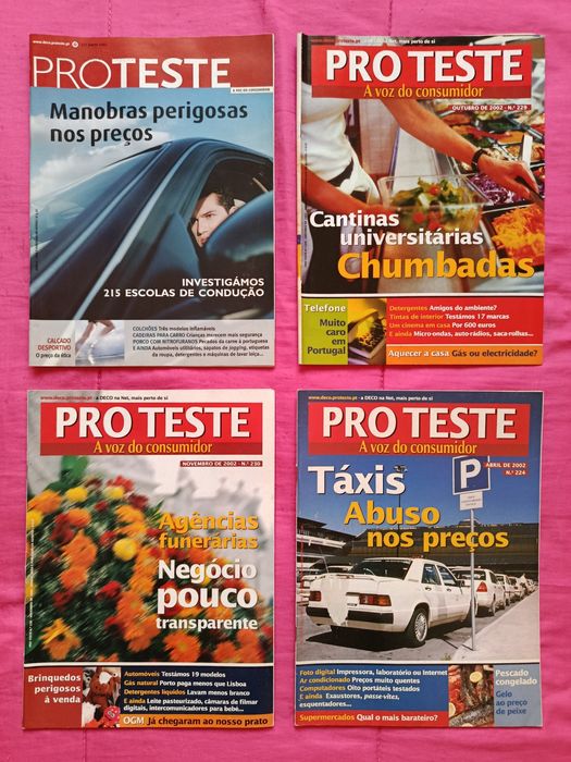 28 revistas PRO TESTE