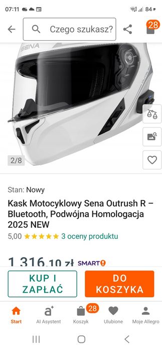 Kask sena intercom