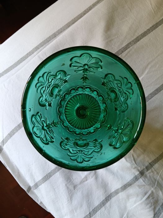 Vaso decorativo em verde pagamento em numerário zona Lisboa