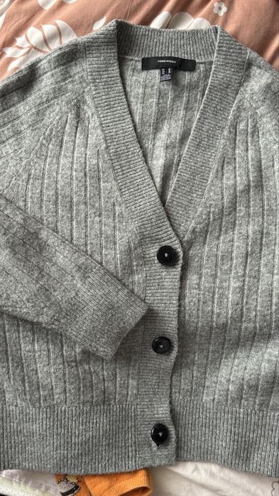 Сірий кардиган vero moda