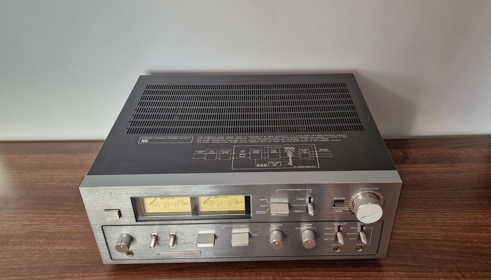 Wieża Sony, wzmacniacz, deck, tuner, klocki, odtwarzacz, radio