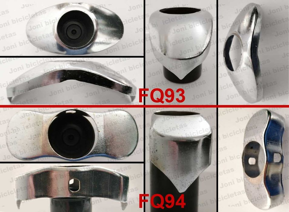 Coroas de forqueta de bicicleta clássica (embelezadores)