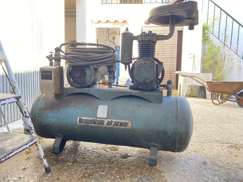 Compressor Broomwade Air Power 170L – Antigo/Industrial