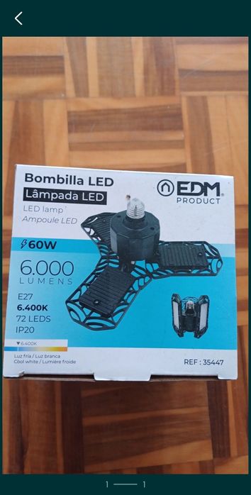 EDM lâmpada LED 60W