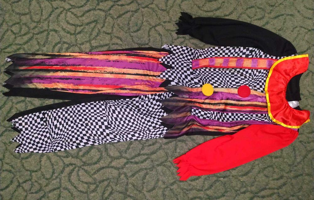 Карнавальный костюм злого клоуна Оно на мальчика 9-10 лет