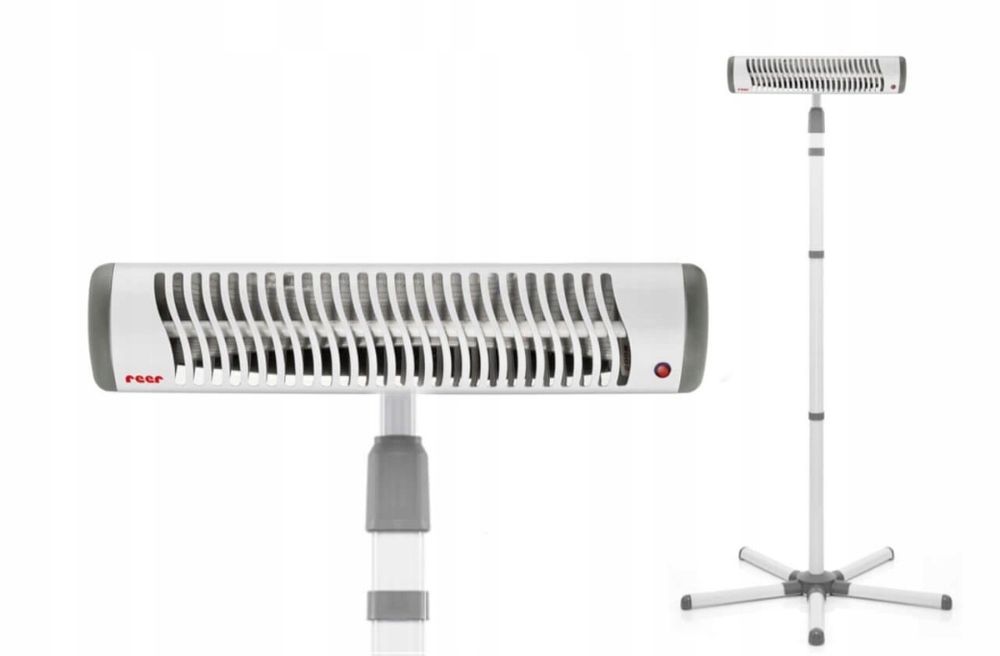 Grzejnik promiennik ze stojakiem REER 2w1 500w