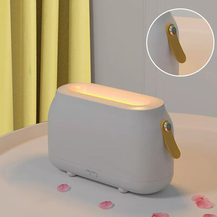 Difusor Aromas Led Efeito chama Led - 180ml - Branco - Novo -PROMOÇÃO