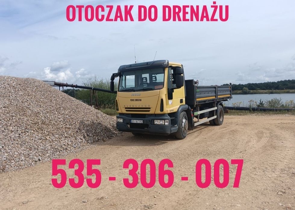 żwir kruszywo Kamień kliniec wysiewka grys piach drenaż beton wapno