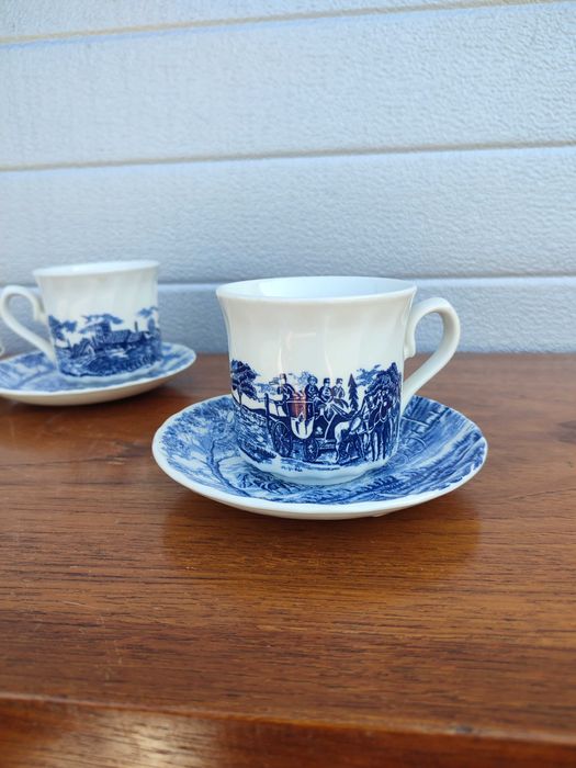 Porcelanowe Duo Herbaciane Angielska Porcelana Royal Wessex - B