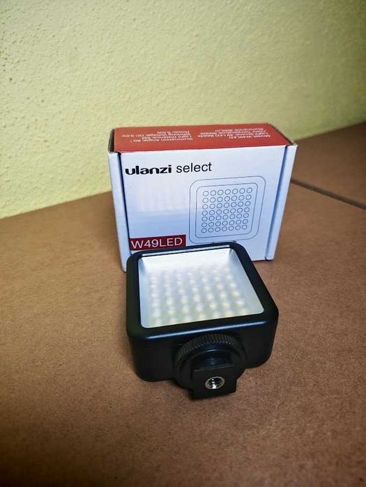 Mini Painel de Luz LED Ulanzi W49LED para Câmara/Telemóvel (NOVO)