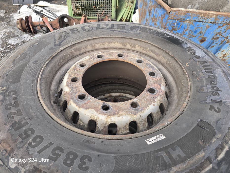 Felgi naczepowe  stalowe na tarcze schmitz