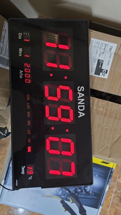 Relogio de parede digital