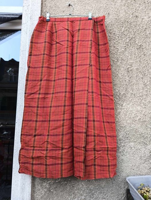 Spódniczka długa lniana, len i wiskoza 46