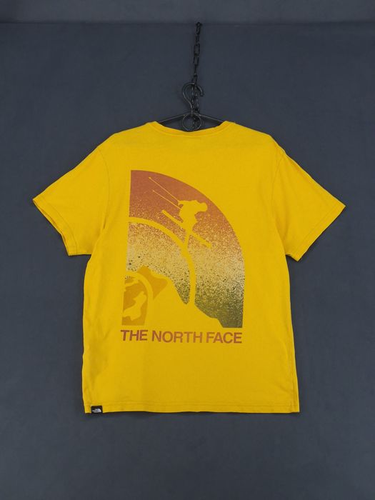 The North Face t-shirt koszulka print plecy logo M