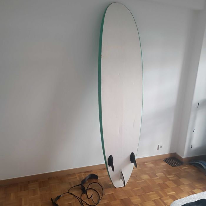 Prancha de surf com leash