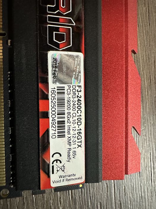 Pamiec RAM DDR3 2400 2x8Gb TridentX