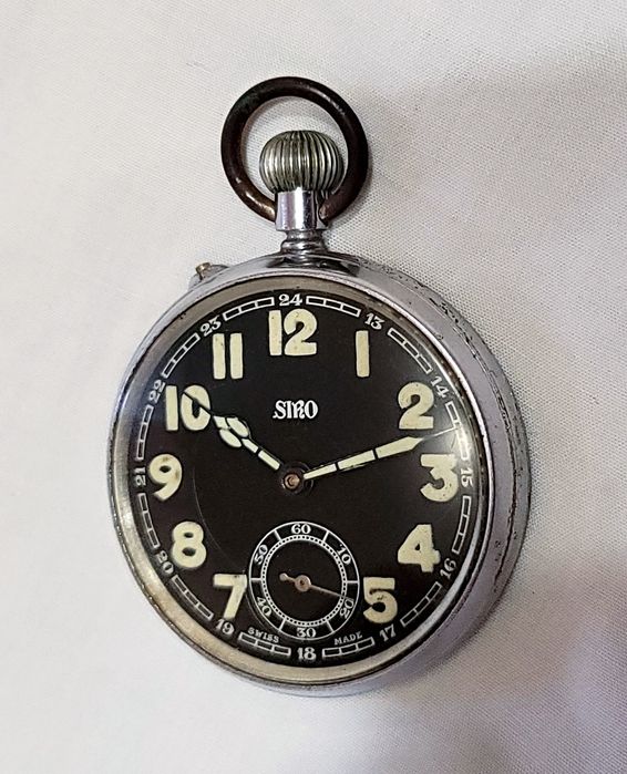 Швейцарские часы Siro жёлтый механизм 30х годов Swiss made времён ссср