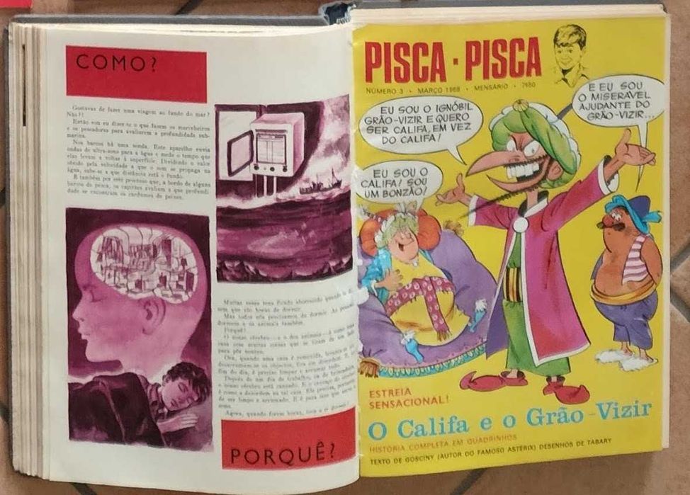 Revista Pisca-Pisca números 1 a 10 (1968)