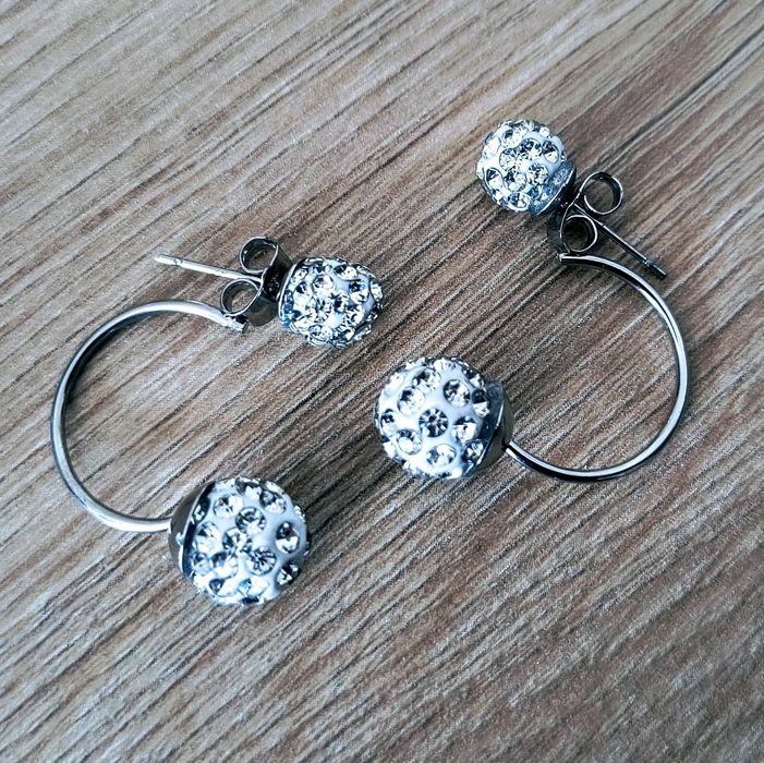 Nowe kolczyki z kryształkami ala Swarovski