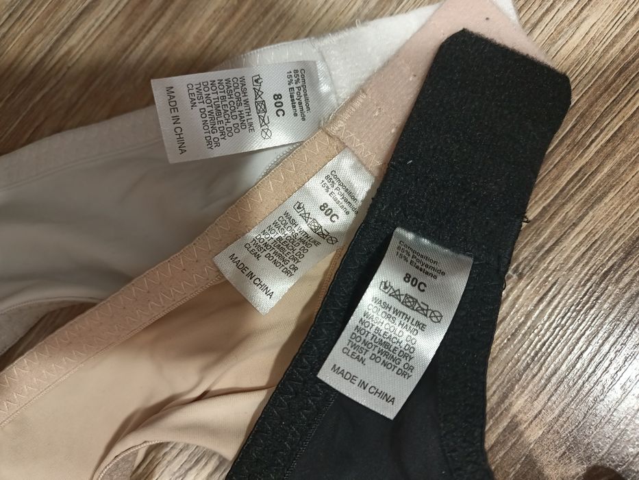 Zestaw biustonoszy-kolory basic 80C