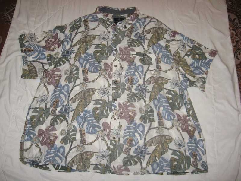 koszula hawajska kwiaty hawajka Canda duża 5xl 6xl 7xl karnawał
