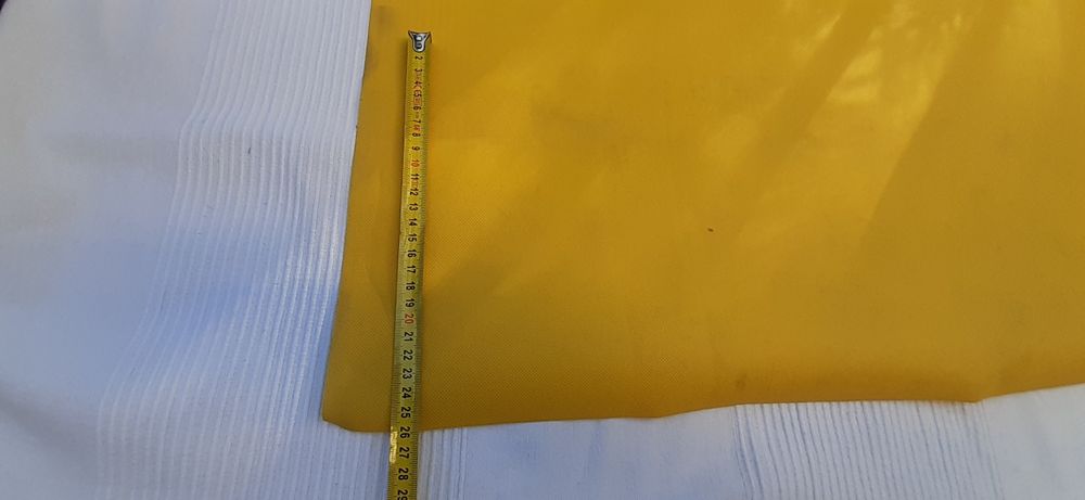 Tło fotograficzne żółte polipropylenowe 1,5m na 5m