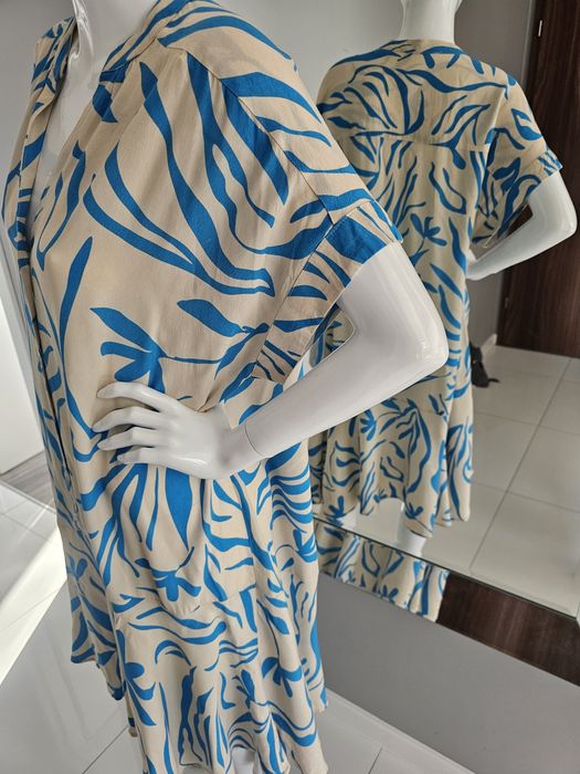 Piękna sukienka z wiskozy rozm L, Selected Femme