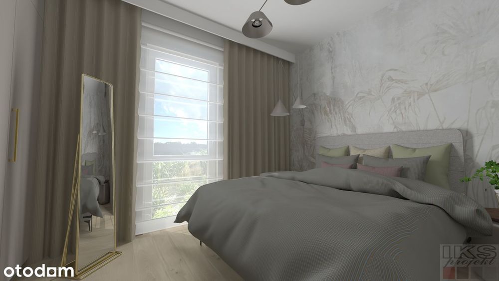 Apartament Jarocin OGRÓD -tuż przy lesie, 67 m2, Z PROJEKTEM ARANŻACJI