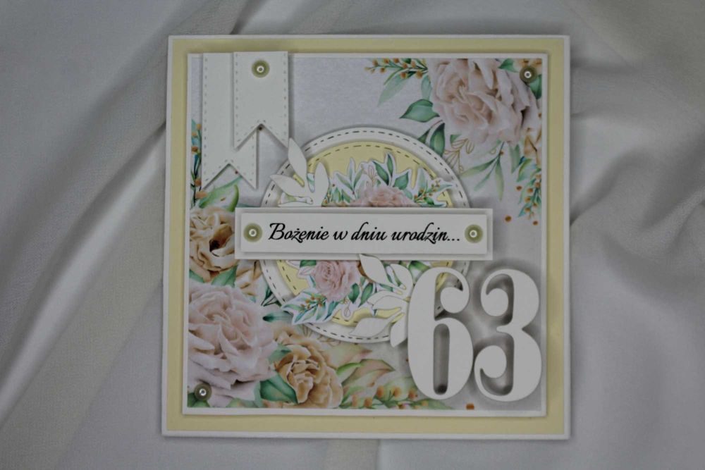 Kartka urodzinowa ręcznie robiona